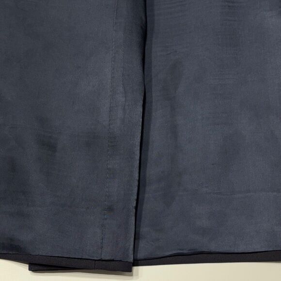 VTG 90s Hart Schaffner Marx Pure New Wool Blazer Black Made in USA Men Size 43L - Picture 13 of 14